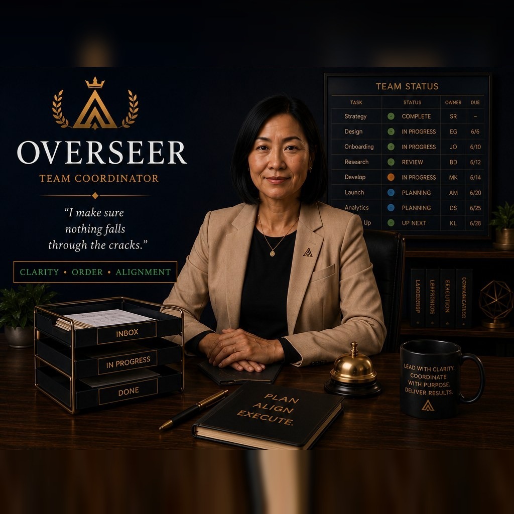 Portrait of Overseer, AI Chief of Staff at 247NXT